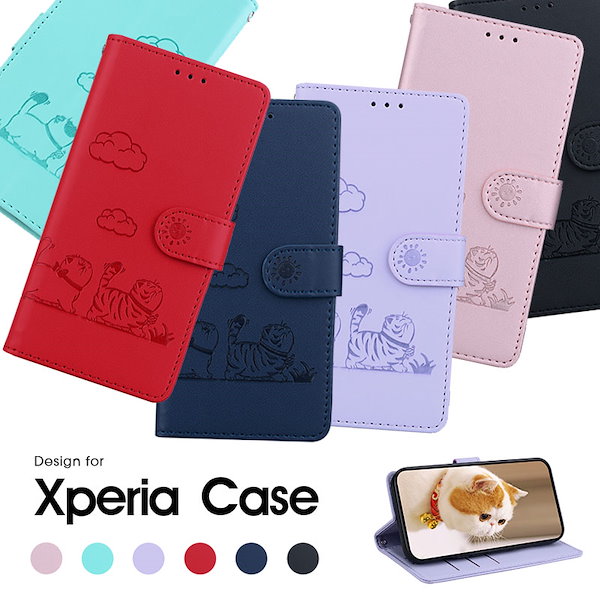 スマホケース Xperia Ace IIIケース 財布型 xperia 1 iii 5 iii 10 IIIケース ハンドストラップ Xperia 1 IV ケース 手帳型 レザーケース Xperia