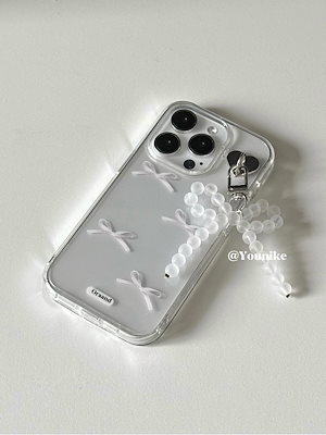 韓国インスタイルニッチ甘い気質リボン韓国版素材iphone15pro/14promax Apple 13/12/11 携帯電話ケース保護カバー
