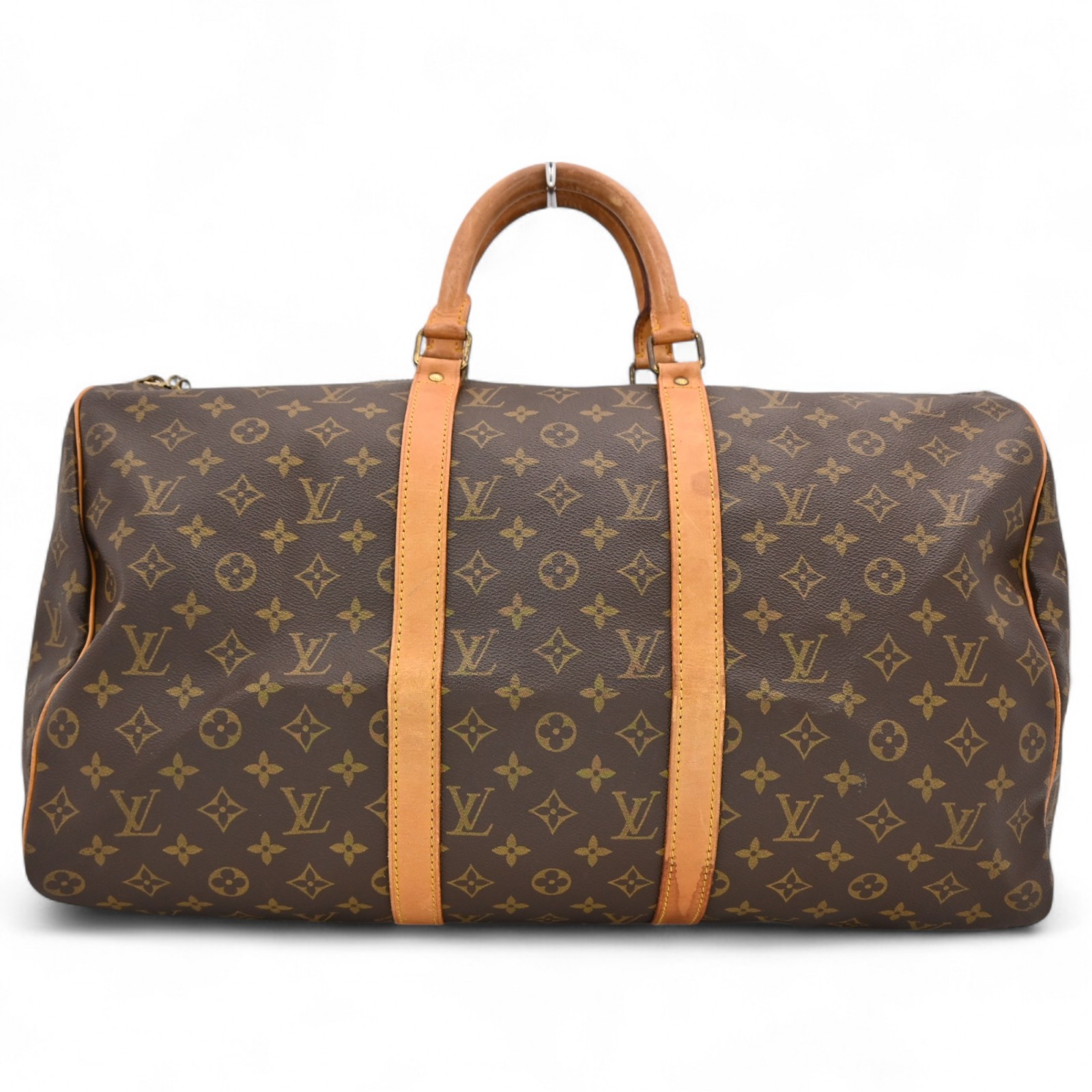 ルイヴィトン モノグラム バンドリエール50 ボストンバッグ Bランク lv7734kj