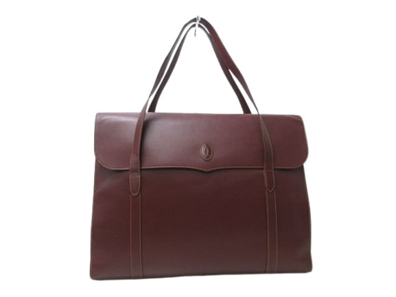 ショルダーバッグ マストライン - ボルドー レザー レディース【本物保証】
