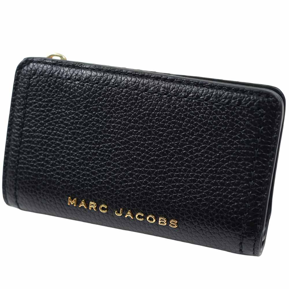 マークジェイコブス 二つ折り財布 コンパクト ウォレット ブラック MARC JACOBS THE GROOVE COMPACT WALLET S104L01SP21 001 BLACK S104L0