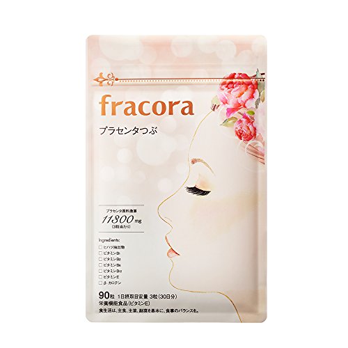 FRACORA(フラコラ) プラセンタ サプリ プラセンタつぶ 90粒