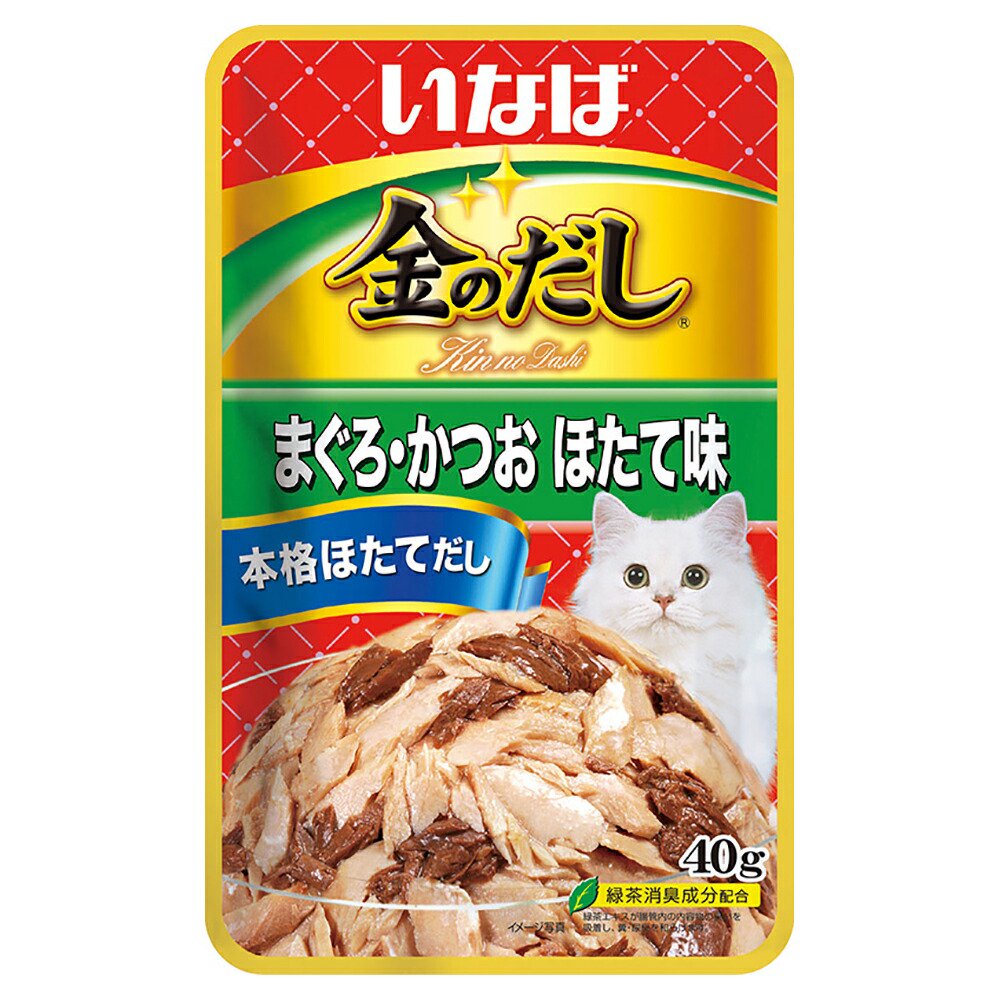 いなば　金のだし　まぐろ・かつお　ほたて味　４０ｇX９６　ＣＲＣ35―20―20―55―00