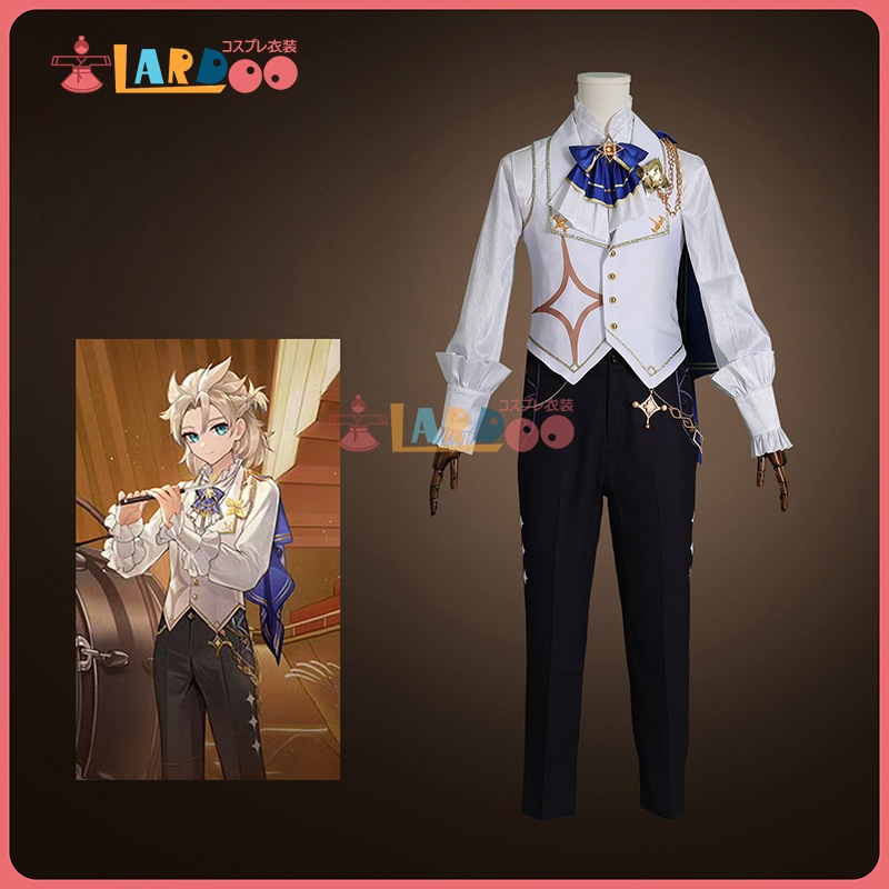 【工場直販 品質保証】 原神 Genshin アルベド-Albedo オーケストラコンサート コスチューム コスプレ衣装 変装