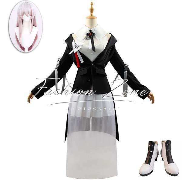 明日方舟 Arknights アークナイツ 風 テレジア Theresa コスプレ衣装 ウィッグ 靴 cosplay ハロウィン 演出服 変装