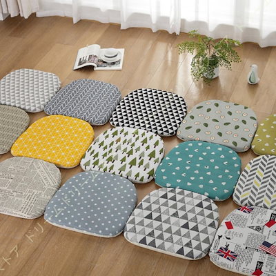 Qoo10] シートクッション 馬蹄型 ひも付き ベー