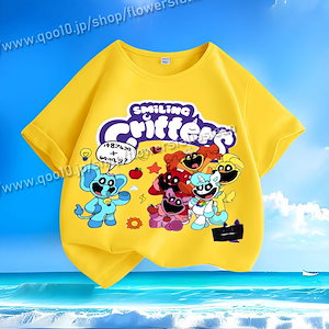 ポピープレイタイム Tシャツ 半袖 キッズ Poppy Playtimeハギーワギー 子供服 夏服 怖いゲーム 周辺 女の子 男の子 tシャツ