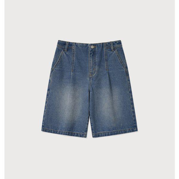 女性デニムバミューダパンツ B1 CO2502SO77 BL IN