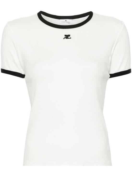 COURREGES Women Tops VESJTS017JS0070 0098 HERITAGE WHITE