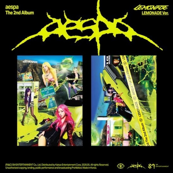 [2種セット] AESPA 正規2集 CDアルバム LEMONADE [LEMONADE VER]