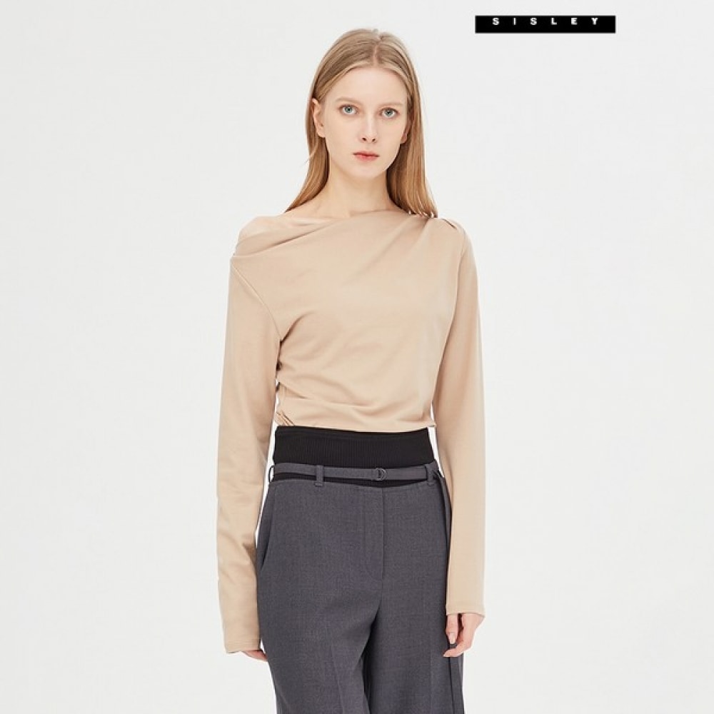 [シスレー] シスレーシャーリングボートネックTシャツSATSA2511