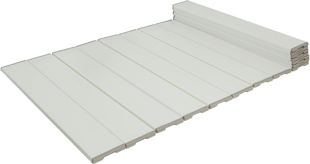 ミエ産業 折りたたみ式 コンパクト 風呂ふた 製品サイズ 約 80×141.8cm ホワイト 本体 防汚加工 軟質 Ag抗菌加工 防カビ加工 5,149円