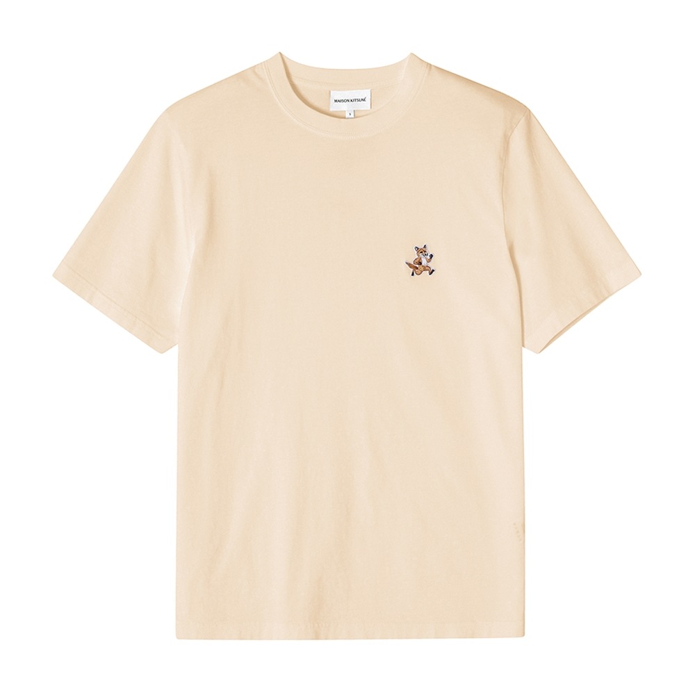 メゾンキツネ スピーディフォックスパッチ メンズ半袖Tシャツ MM00125KJ0008