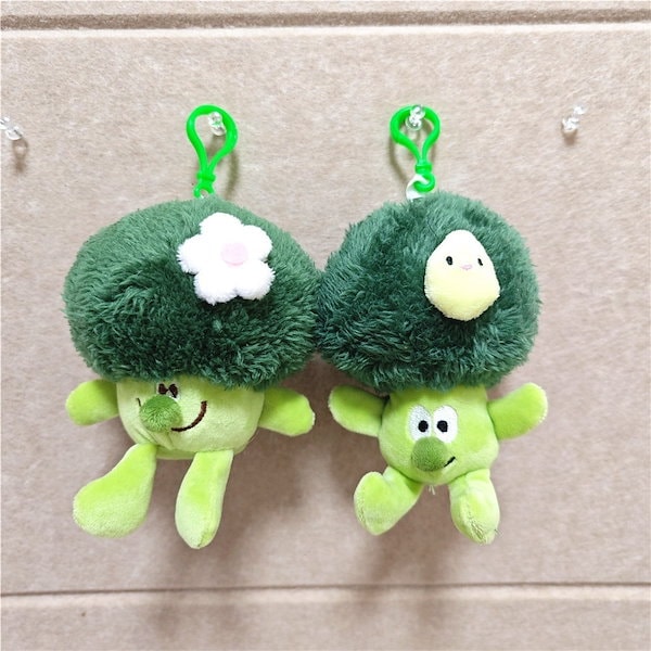Qoo10] 野菜ブロッコリーキーホルダーペンダントイ