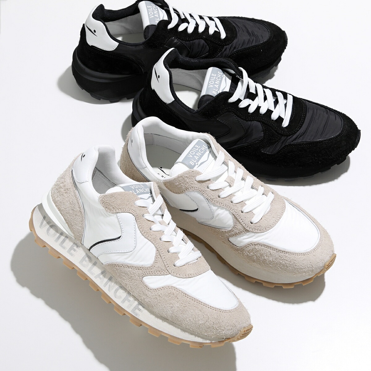 VOILE BLANCHE ボイルブランシェ スニーカー PARIS RACE 0012018750.02 メンズ ローカット スウェード レザー 靴 カラー2色