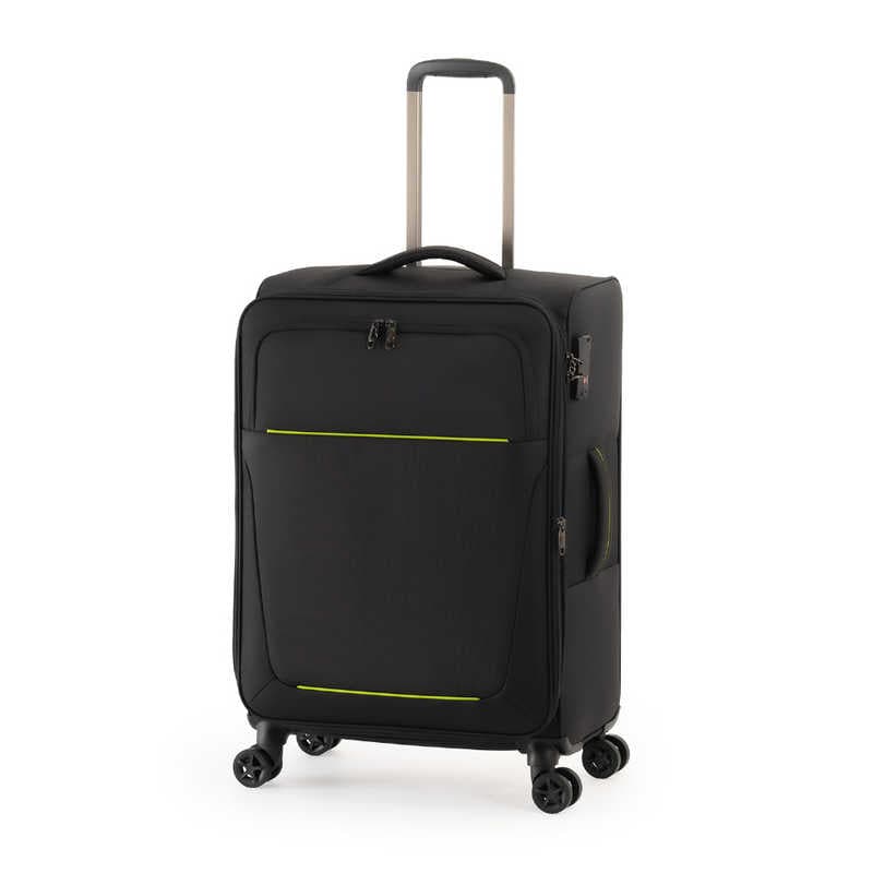 A.L.I　スーツケース ジッパータイプ 宿泊目安：4～6日間 65L 拡張可能 ダブルキャスター TRIPLAYER ブラック　ALP-7120-24