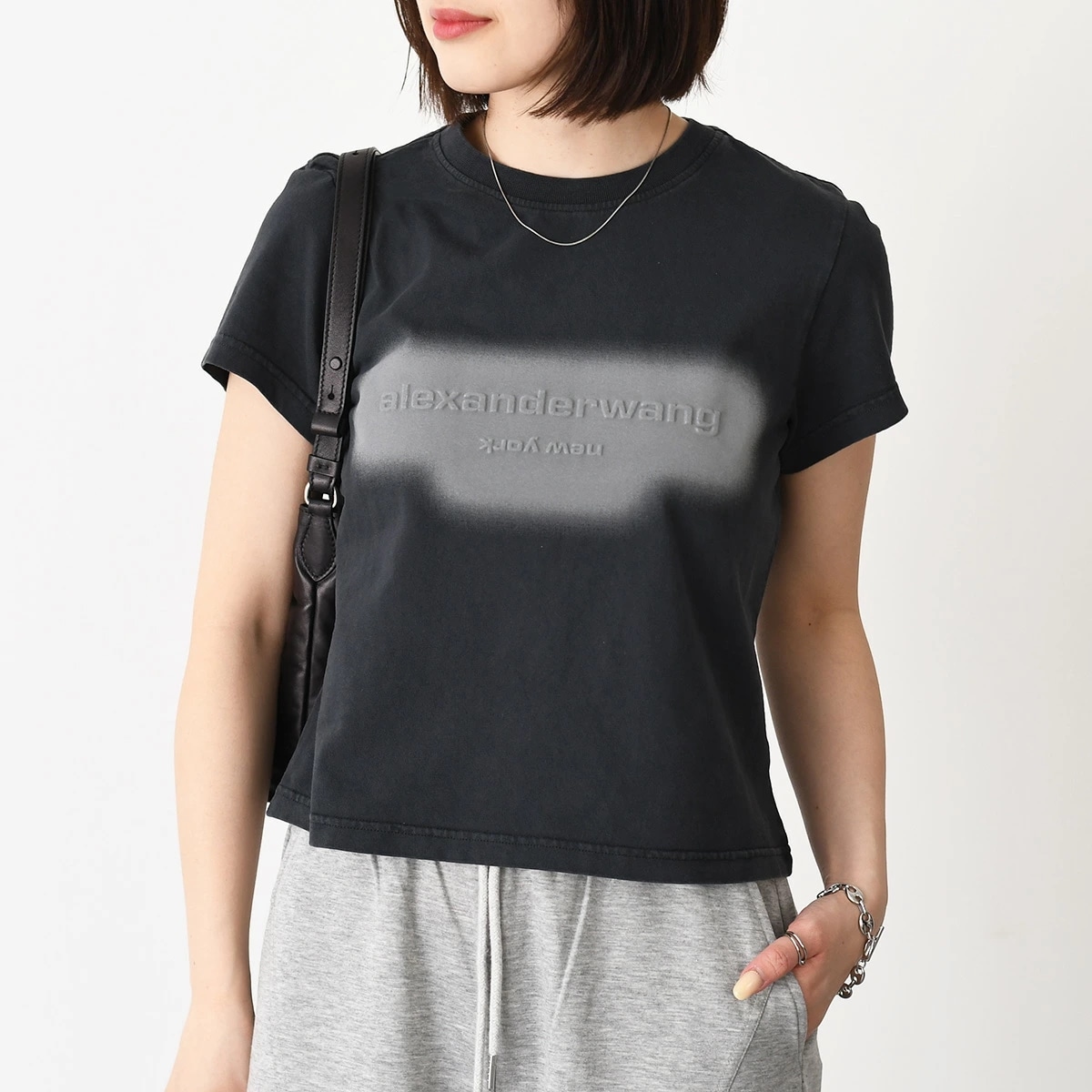 トップス リフレクティブ ヘイロープリント ロゴTシャツ 1CC1261210 レディース