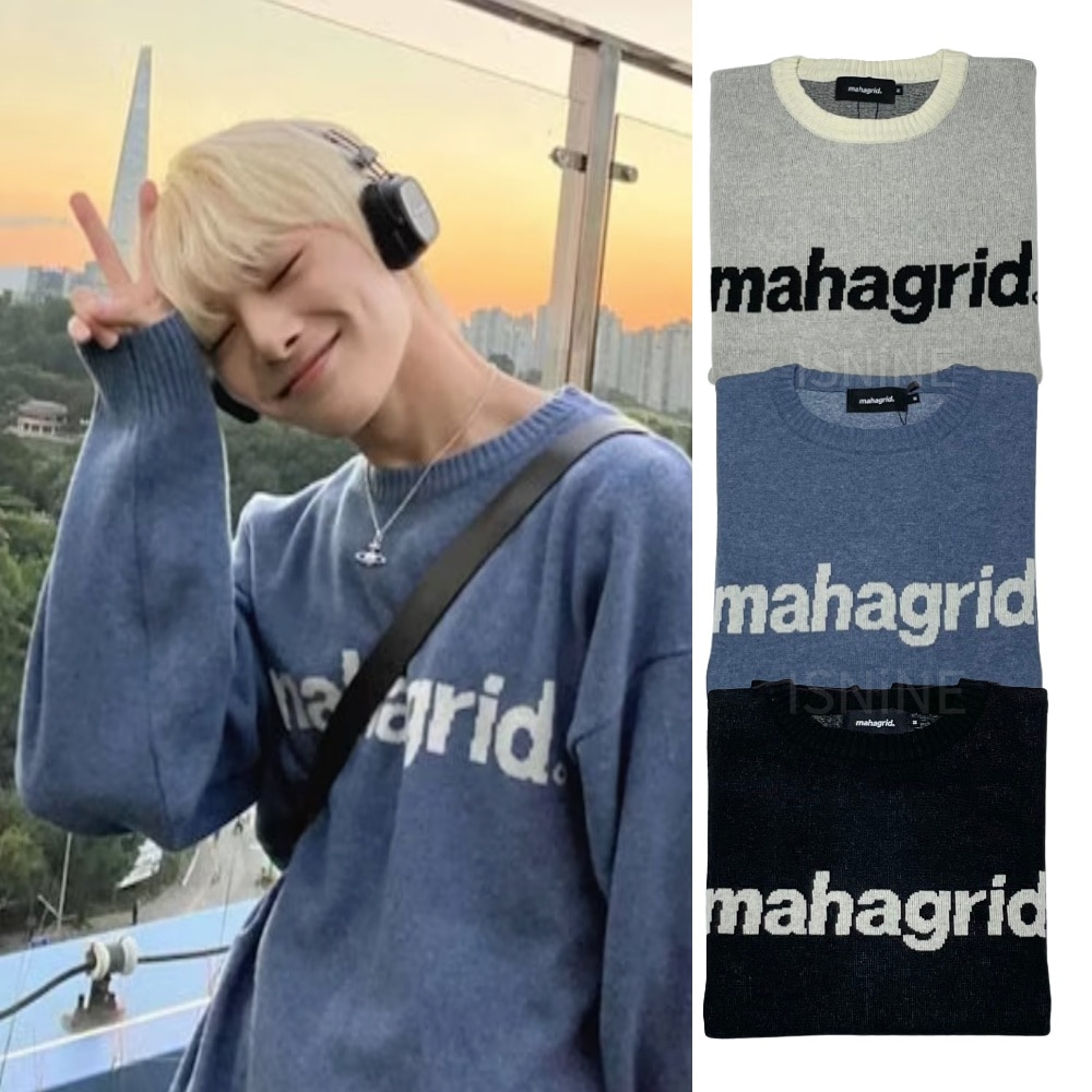 Stray Kids着用 BASIC LOGO KNIT SWEATER [公式正規品]