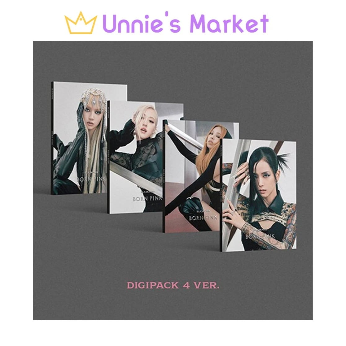 [SET] BLACKPINK [BORN PINK] DIGIPACK ver. + Free Photocard 1EA(fan-made)