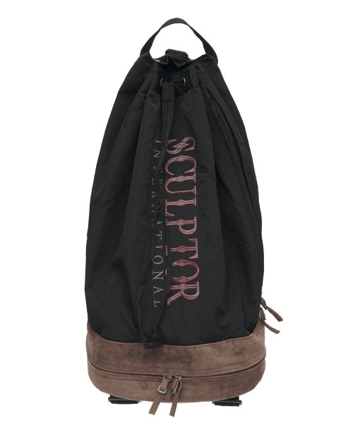Two Way Bucket Messenger Bag Black