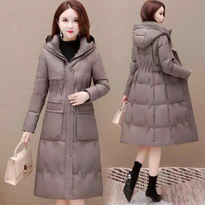 秋服 レディース ファッション オシャレ カワイイ シンプル 大人カワイイ 大きいサイズ 綿 コート 冬 ハイエンド スリム ミドル丈 暖かい コットンコート