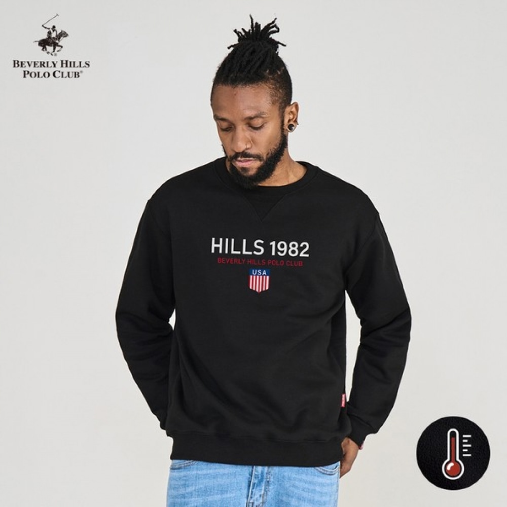 【ビバリーヒルズポロクラブ】ヒルズ 1982 起毛スウェットシャツ