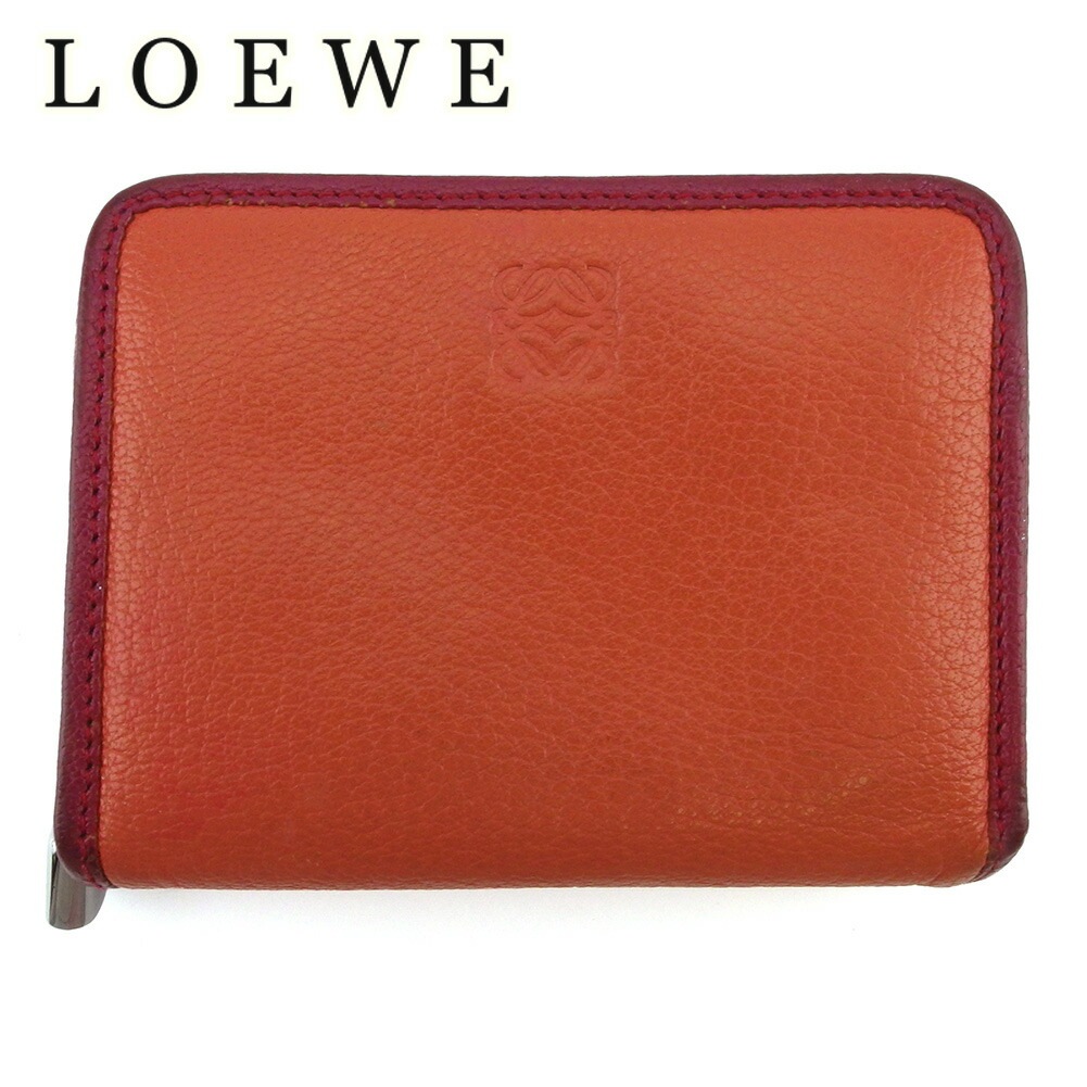 ロエベ コインケース 小銭入れ レディース アナグラム LOEWE 中古 T16633