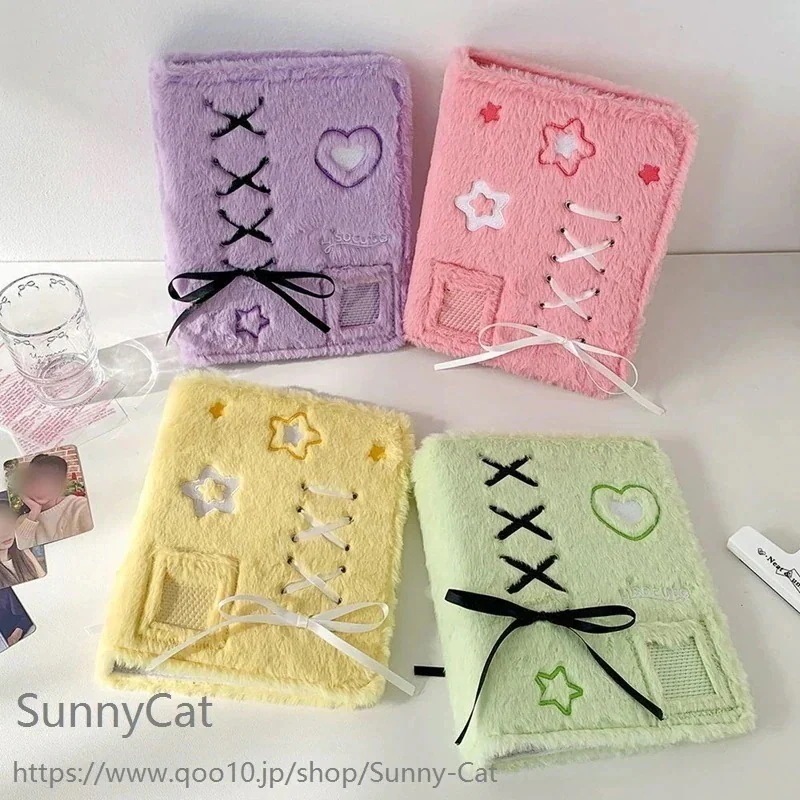 【3個セット】バインダー A5 6穴 リボン クリア リフィル ファイル コレクトブック バインダー アルバム トレカ収納 アイドル 推し活 写真入れ 収納ケース 収納本 トレカケース 収納 韓国 雑