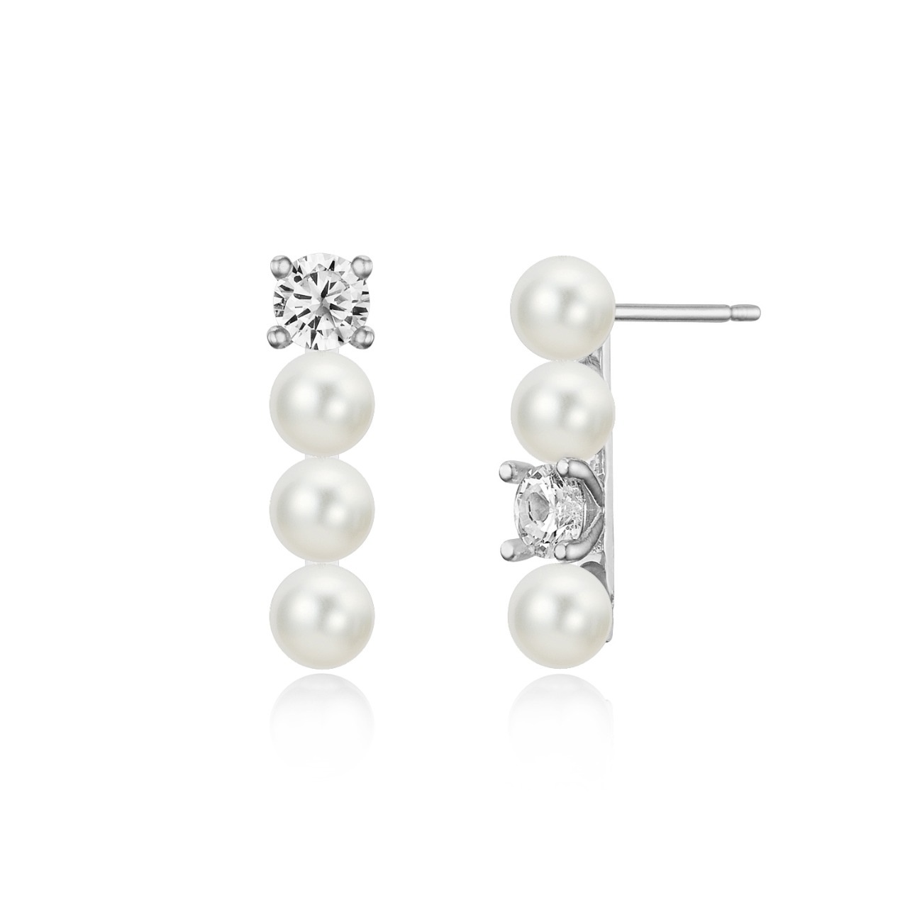 ヘスエル シルバー パールピアス YUE3933