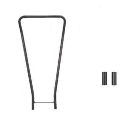 サカエ 樹脂台車取手 450×940mm グレー SCR-8T