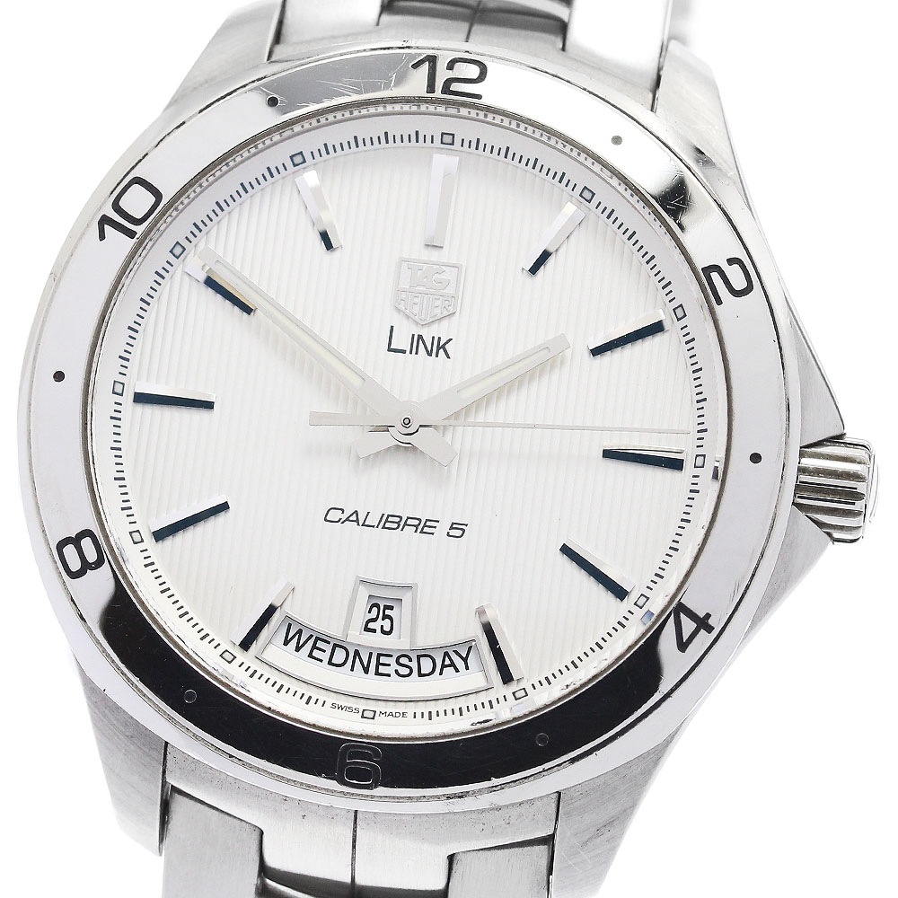 タグホイヤー TAG HEUER WAT2011 リンク デイデイト 自動巻き メンズ _888355【中古】