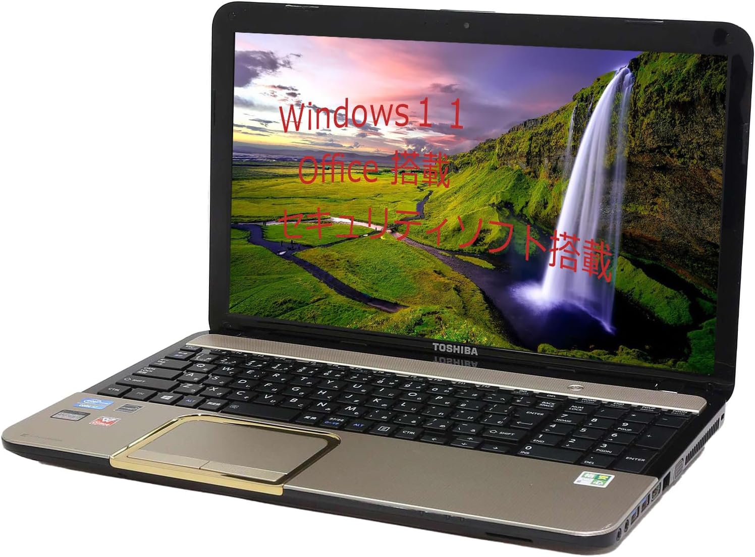 ノートパソコン windows11 T552/58GB [プレシャスブラック] PT55258GBHB Core i7-3世代 メモリ8GB SSD 1TB【 カメラ内蔵＋大画面15インチoffic