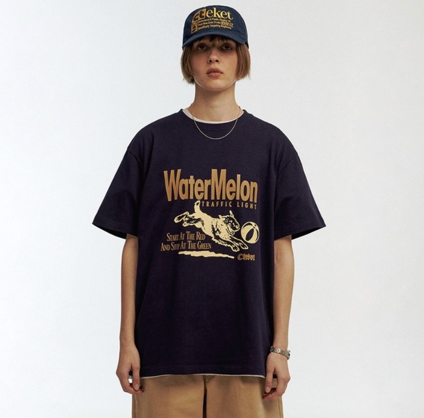 テケットWater Melon Tee Navy 8,232円