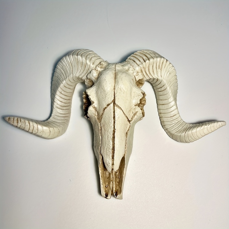 壁掛け オブジェ ヤギ ヘッドスカル ハンティングトロフィー風 おしゃれ インテリア コンパクト パーティ ハロウィン 動物 アニマル 4-7 6,712円