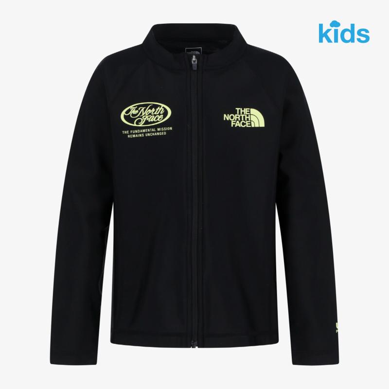 NJ5JS06S キッズ サーフ ラッシュガード ジップアップ KS SURF RASHGUARD ZIP UP