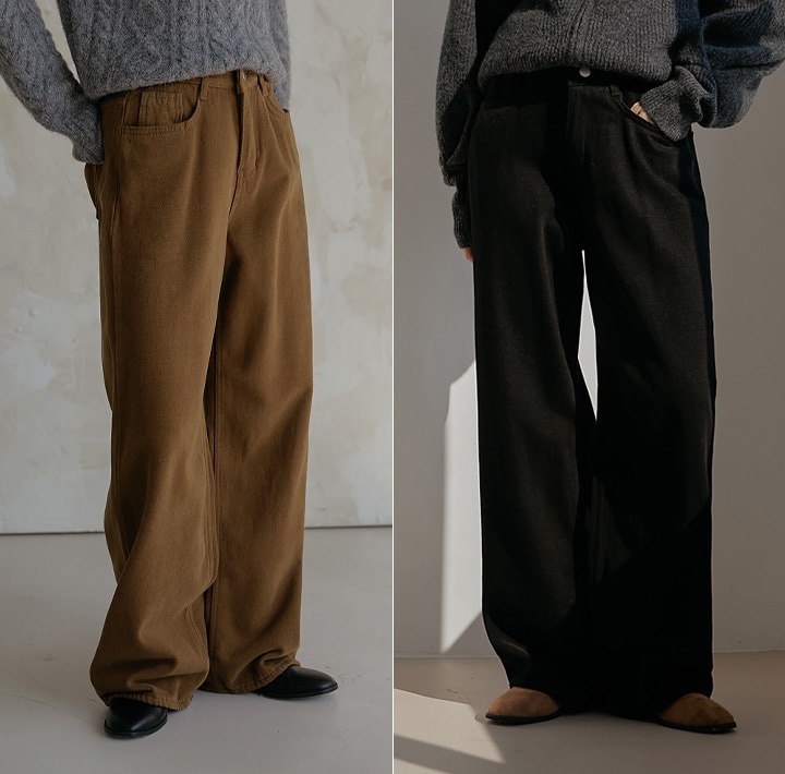 [common unique] コールヤンギモオーバーワイドパンツ