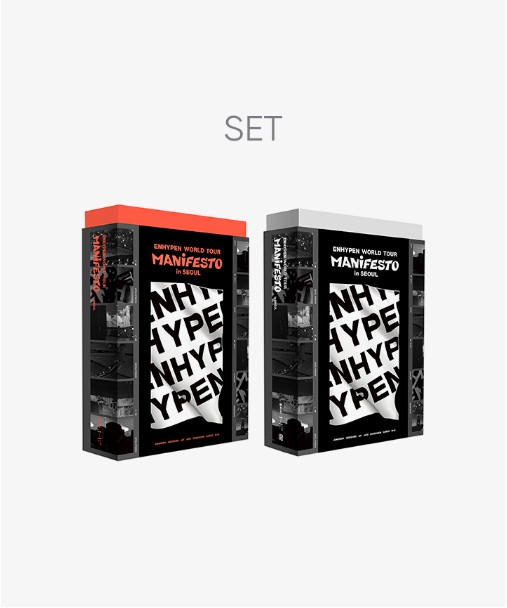 [正品] ENHYPEN - WORLD TOUR MANIFESTO in SEOUL DIGITAL CODE + DVD SET