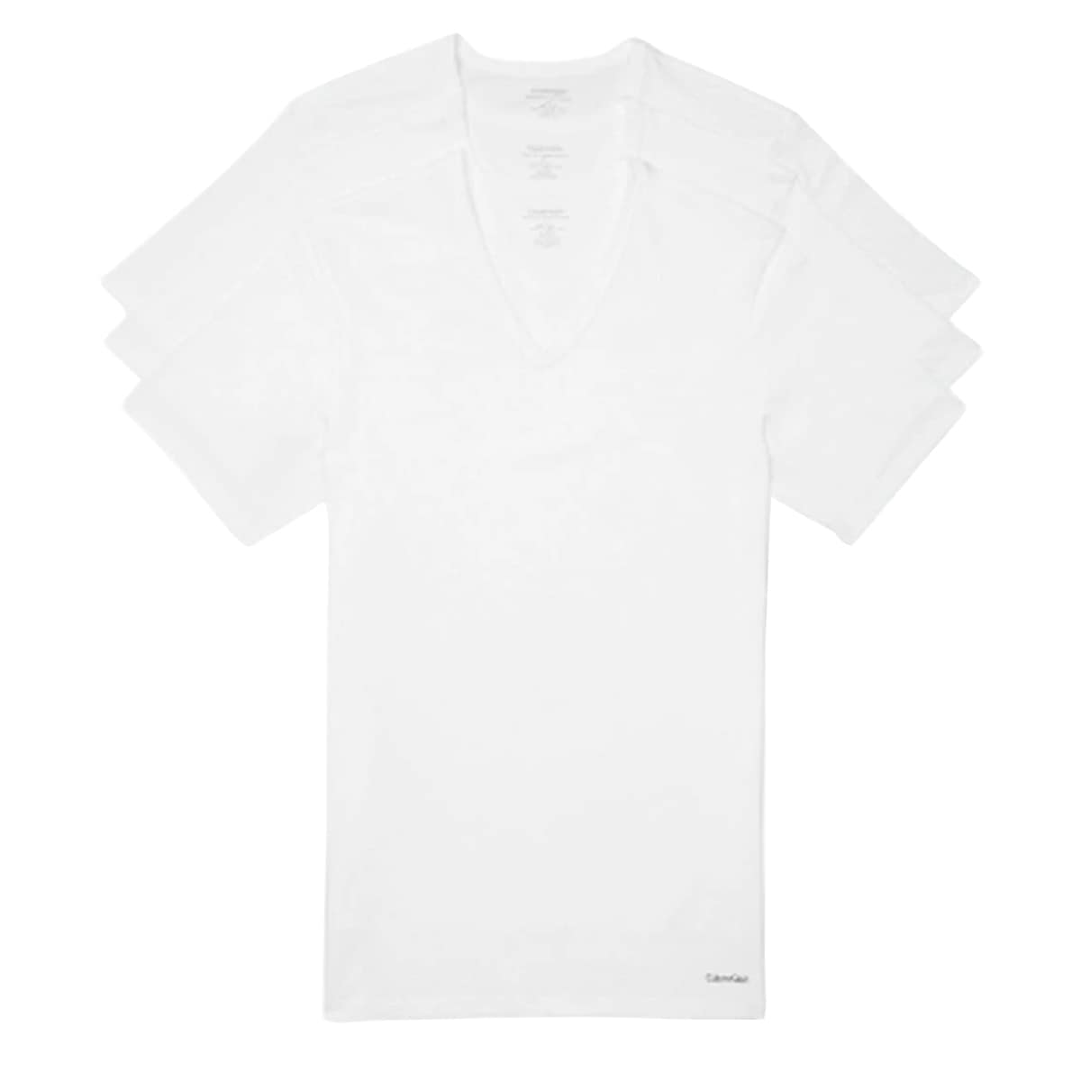 Tシャツ Vネック 半袖 3枚セット 肌着 NB4014 100 SLIM FIT メンズ ホワイト