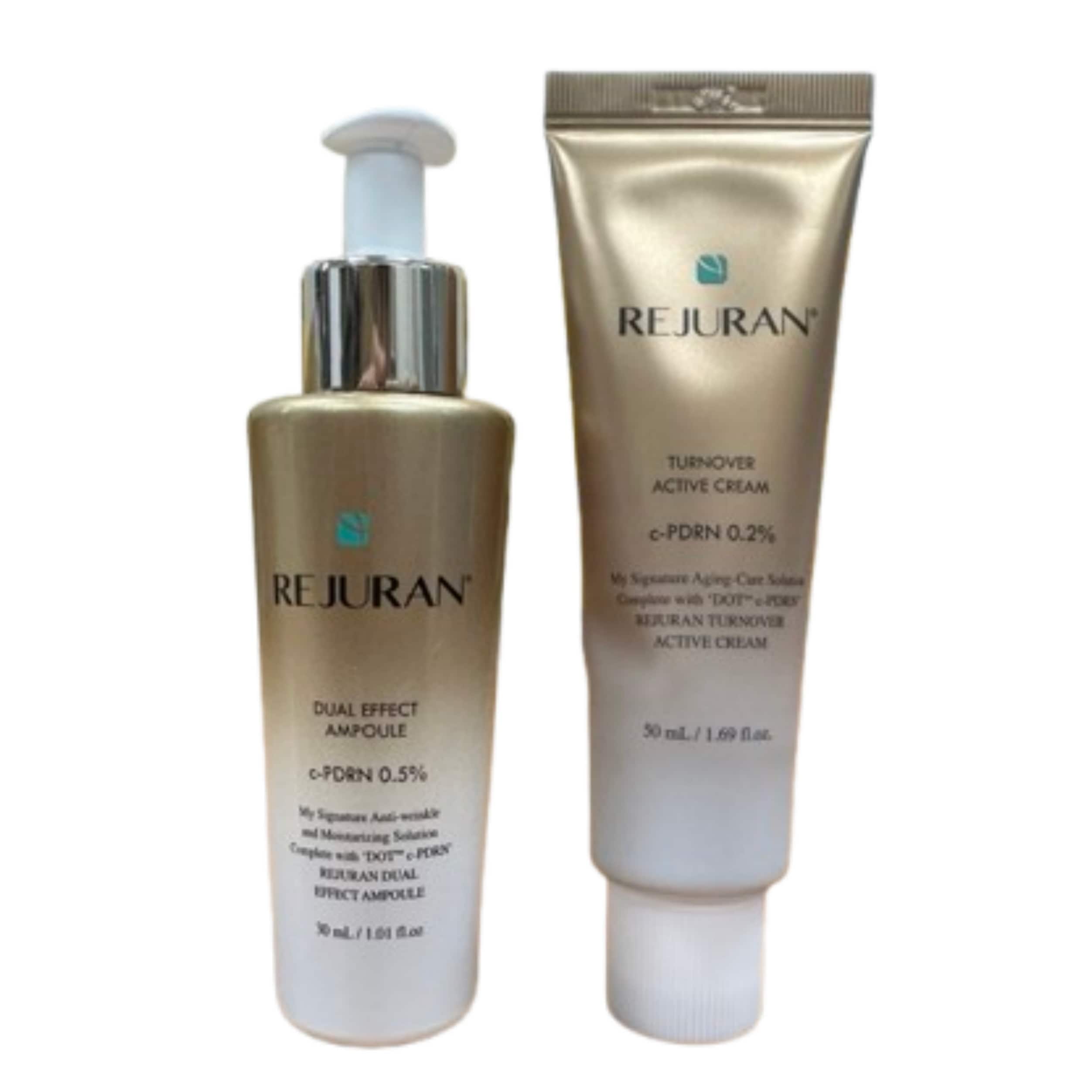 【正規品】 ゴールドセット（ターンオーバーアンプルデュアルエフェクト 30ml ＋ ターンオーバーアクティブクリーム 50ml）