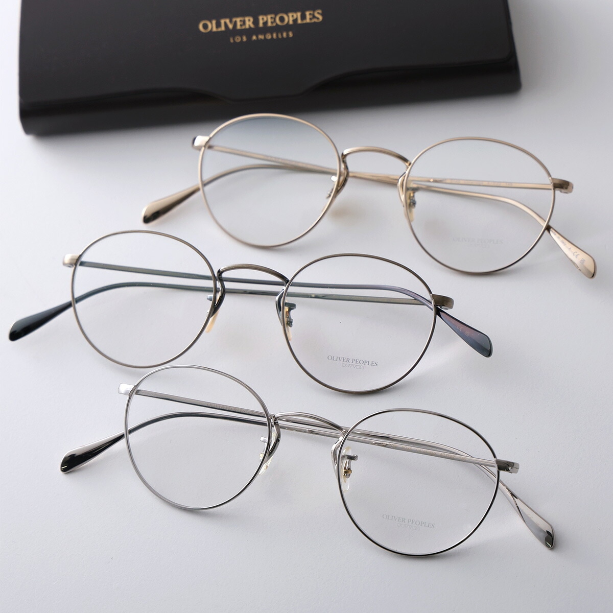 OLIVER PEOPLES オリバーピープルズ メガネ Coleridge OV1186 レディース ボストン型 メタルフレーム クリングスタイプ アイウェア 伊達メガネ カラー3色