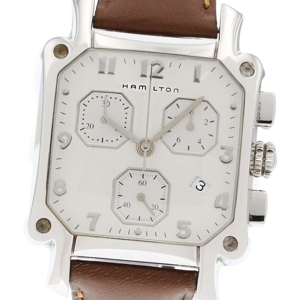 ハミルトン HAMILTON H194120 ロイド クロノグラフ クォーツ メンズ _862285【中古】