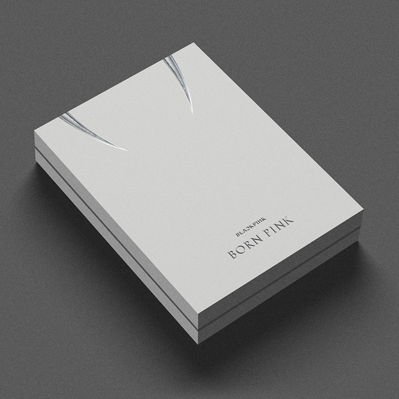 ( 未開封新品) ブラックピンクボンピンクアルバム正規2集BORN PINK BOXフォトブックGrey