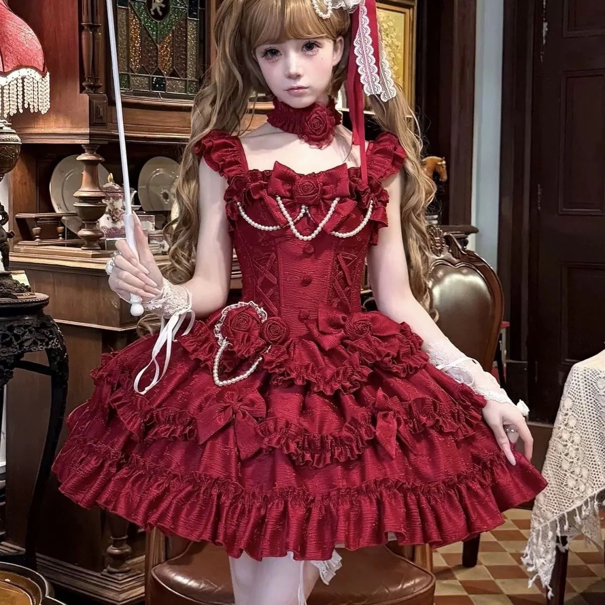 ロリータワンピース エレガントドレススタイル コスプレ