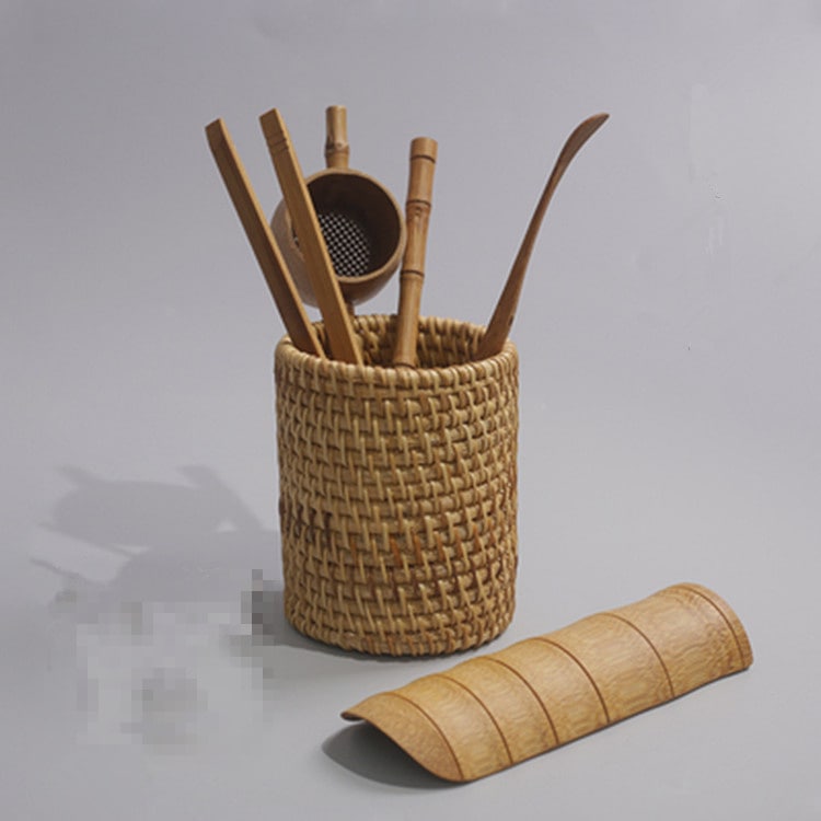 激安セール 茶道 六君子 セット 藤編 実木 老竹 ギャザリング 茶則 茶芸組合 茶盤 振り子 カンフー茶器 部品