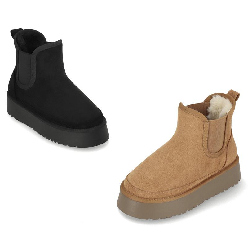 マッツ 女性 チェルシー型 防寒ブーツ 4.5cm LCWA12M54V