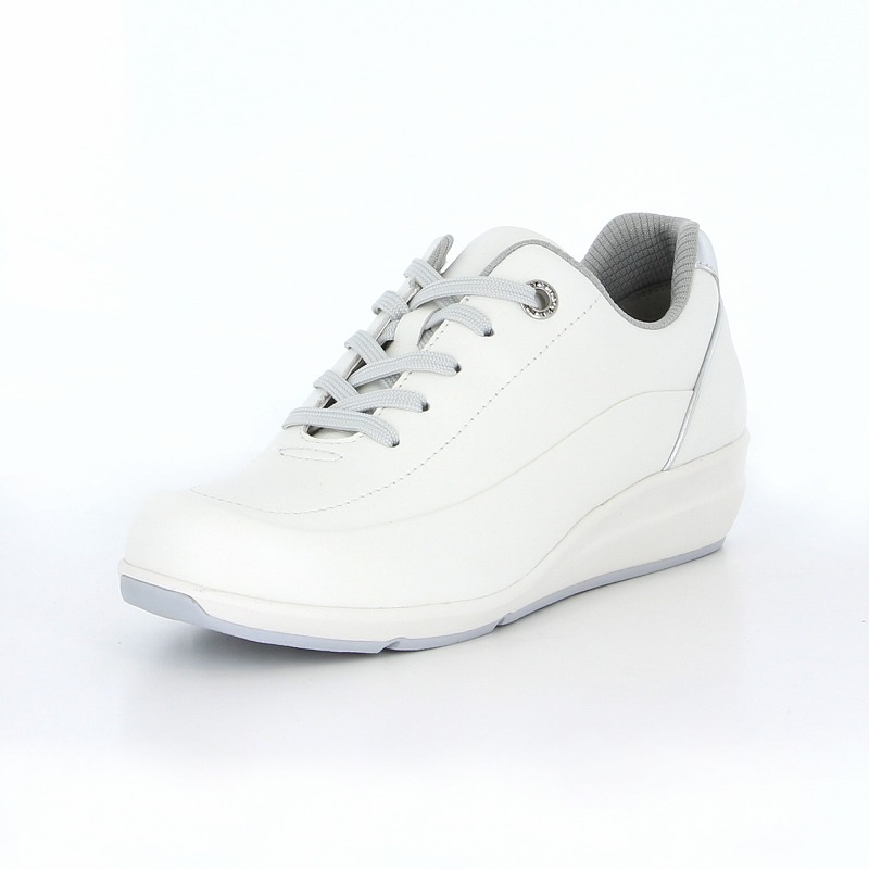 ムーンスター スポルス 21年春新作 レディース コンフォート シューズ SP0215 ホワイト moonstar 3E 撥水加工 ファスナー付 9,438円