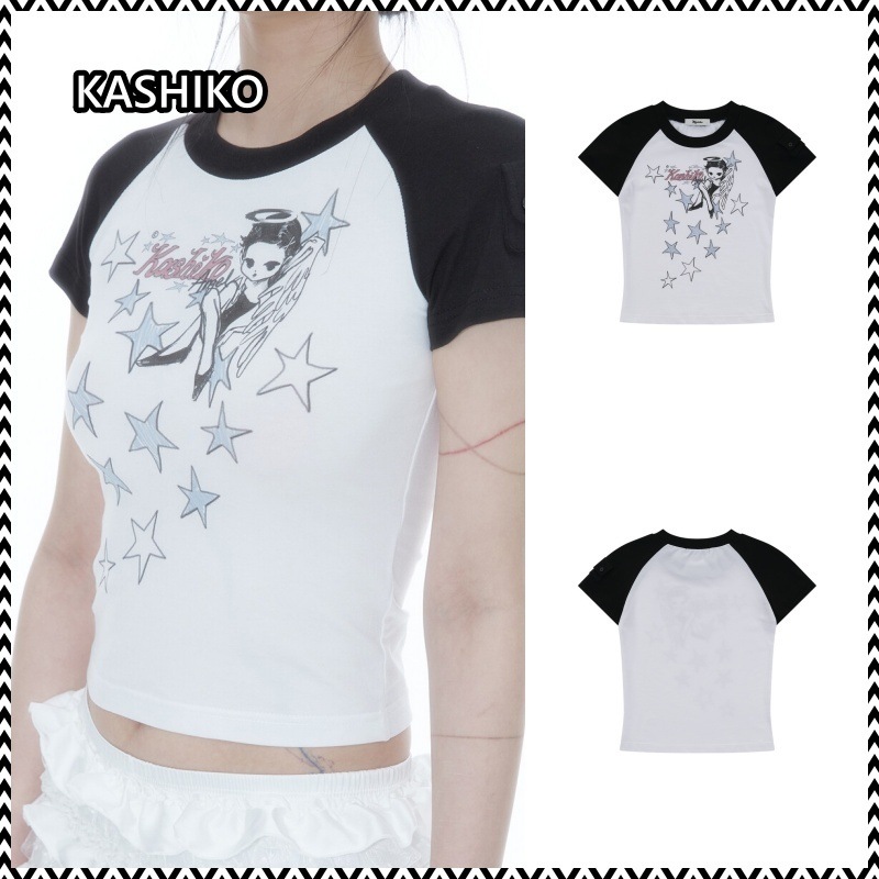 Kashiko Kashiko Angelic Pocket Raglan T Shirt