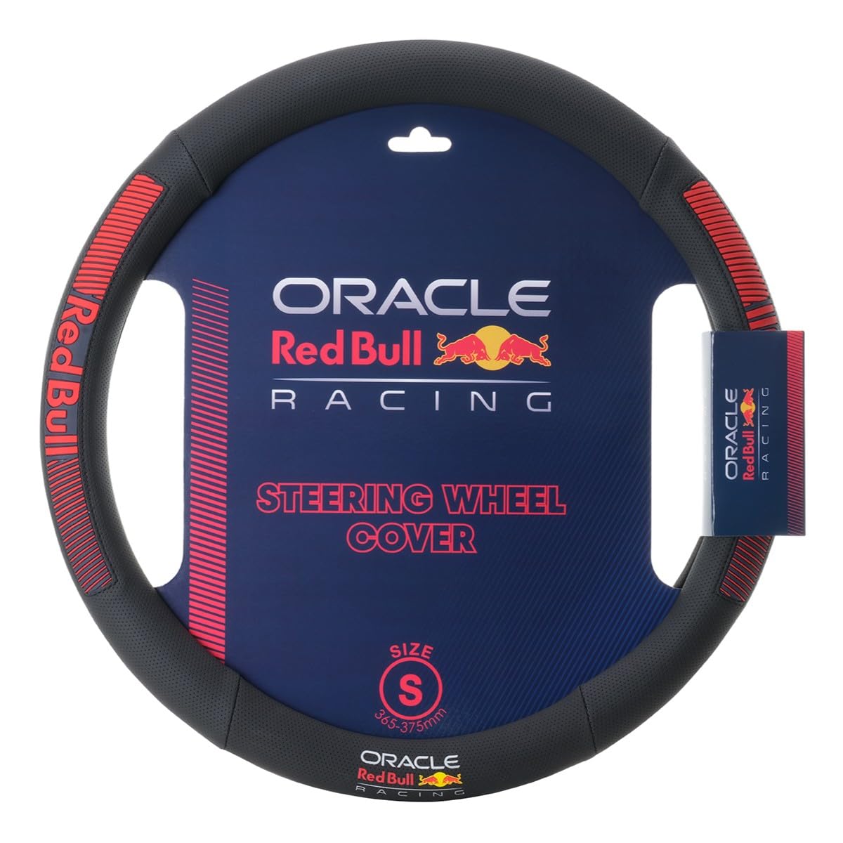 Red Bull レッドブル・レーシング ステアリングカバー Sサイズ ブラック×レッド SWC003S