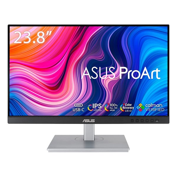 IPSパネル23.8型フルHDモニター ProArt USB-C 100% Rec. 709 ΔE 2 Calman Verif