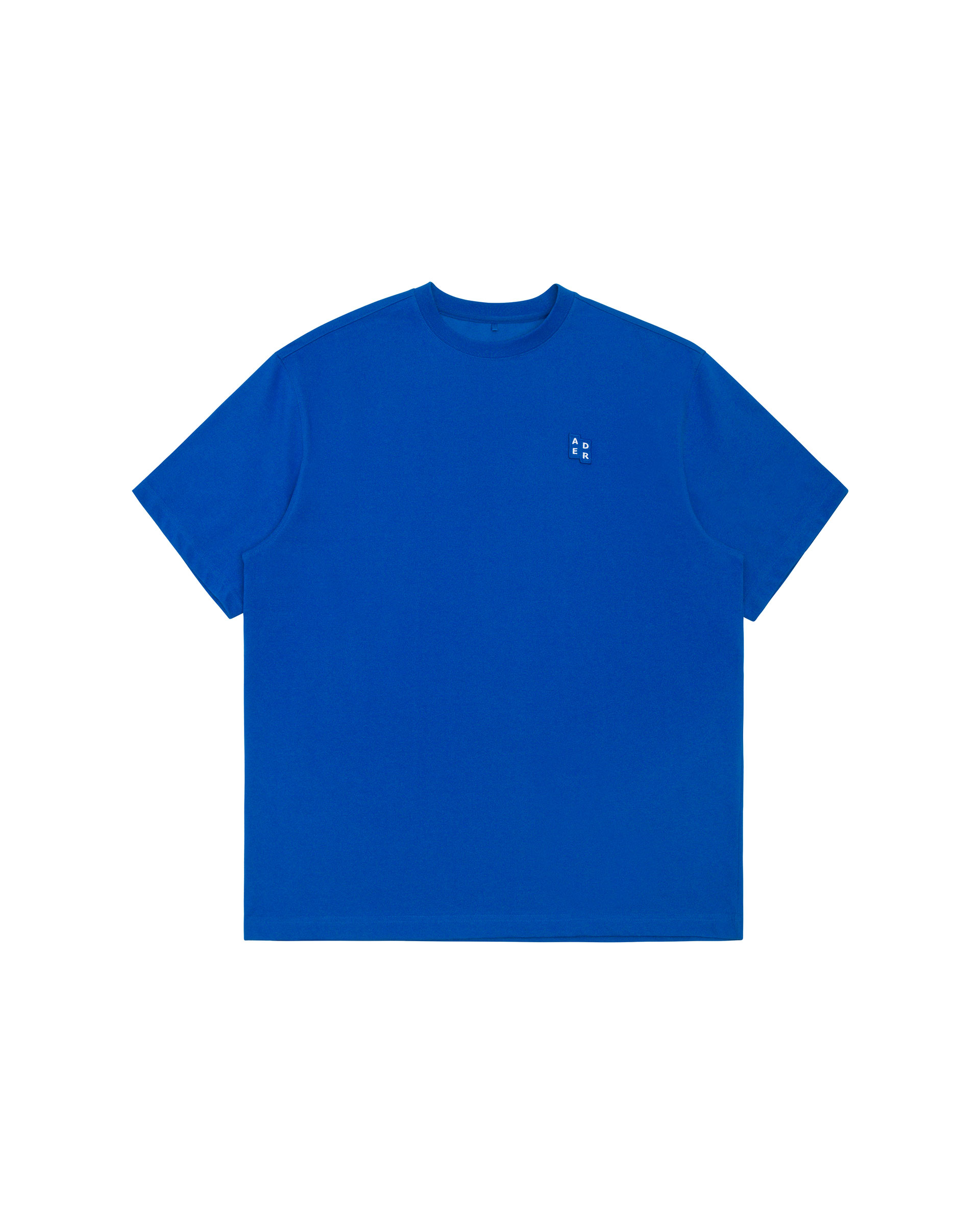 【ADERERROR】SIG BL TAG T-SHIRT 01 : BLUE